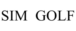 SIM GOLF trademark