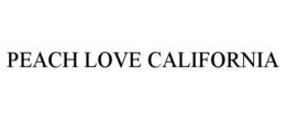 PEACH LOVE CALIFORNIA trademark