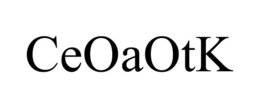 CEOAOTK trademark