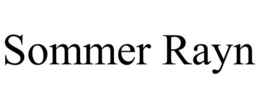 SOMMER RAYN trademark