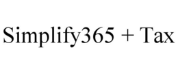 SIMPLIFY365 + TAX trademark