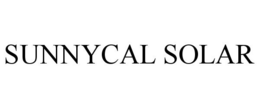 SUNNYCAL SOLAR trademark