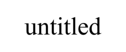 UNTITLED trademark