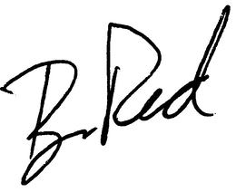 B RED trademark