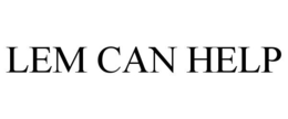 LEM CAN HELP trademark