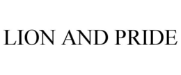 LION AND PRIDE trademark