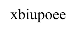 XBIUPOEE trademark