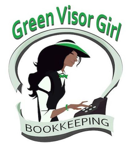 GREEN VISOR GIRL BOOKKEEPING trademark