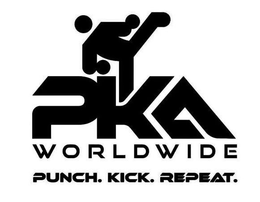 PKA WORLDWIDE PUNCH. KICK. REPEAT. trademark