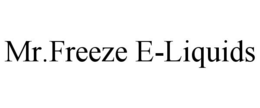 MR.FREEZE E-LIQUIDS trademark