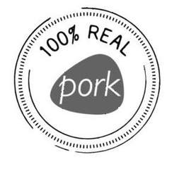 100% REAL PORK trademark