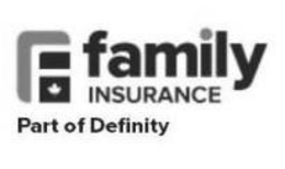 FAMILY INSURANCE PART OF DEFINITY trademark
