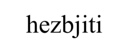 HEZBJITI trademark