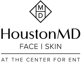 HMD HOUSTONMD FACE SKIN AT THE CENTER FOR ENT trademark