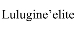 LULUGINE'ELITE trademark