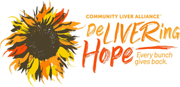 COMMUNITY LIVER ALLIANCE DELIVERING HOPE EVERY BUNCH GIVES BACK. trademark
