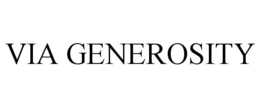 VIA GENEROSITY trademark