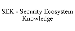 SEK - SECURITY ECOSYSTEM KNOWLEDGE trademark