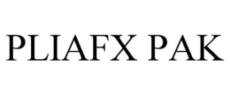 PLIAFX PAK trademark