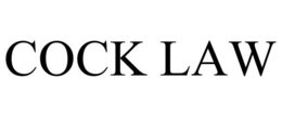 COCK LAW trademark
