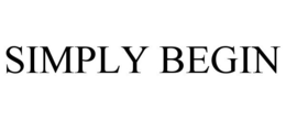 SIMPLY BEGIN trademark