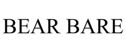 BEAR BARE trademark