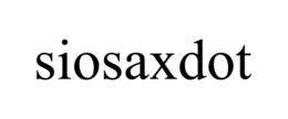 SIOSAXDOT trademark