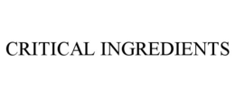 CRITICAL INGREDIENTS trademark