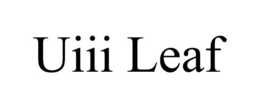 UIII LEAF trademark
