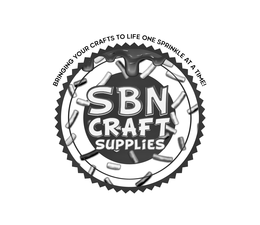 BRINGING YOUR CRAFTS TO LIFE ONE SPRINKLE AT A TIME! SBN CRAFT SUPPLIES trademark