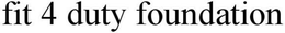 FIT 4 DUTY FOUNDATION trademark