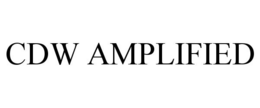 CDW AMPLIFIED trademark