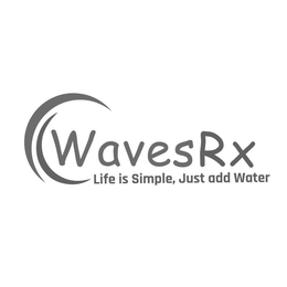 WAVESRX LIFE IS SIMPLE, JUST ADD WATER trademark