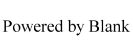 POWERED BY BLANK trademark