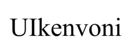 UIKENVONI trademark