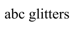 ABC GLITTERS trademark