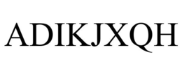 ADIKJXQH trademark