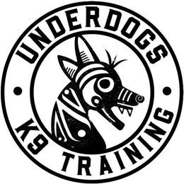 · UNDERDOGS · K9 TRAINING trademark