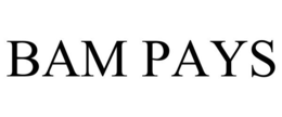 BAM PAYS trademark