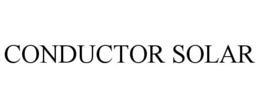 CONDUCTOR SOLAR trademark