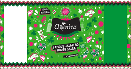 CILANTRO 100% NATURAL FAMOUS JALAPEÑO HOUSE SALSA ...IT'S GOOD ON ALL trademark