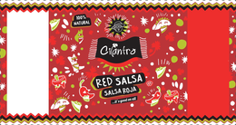 CILANTRO 100% NATURAL RED SALSA SALSA ROJA ...IT'S GOOD ON ALL trademark