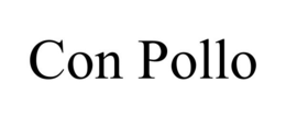 CON POLLO trademark