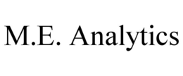 M.E. ANALYTICS trademark