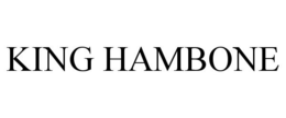 KING HAMBONE trademark