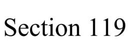 SECTION 119 trademark