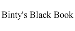 BINTY'S BLACK BOOK trademark