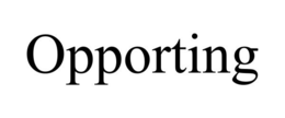 OPPORTING trademark