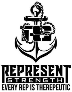 RS REPRESENT STRENGTH EVERY REP IS THEREPEUTIC trademark