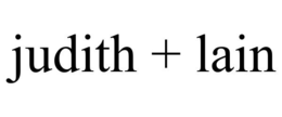 JUDITH + LAIN trademark
